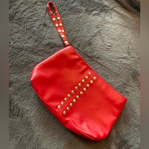 Red and gold studded Elizabeth Arden wristlet!  NWOT ❤️